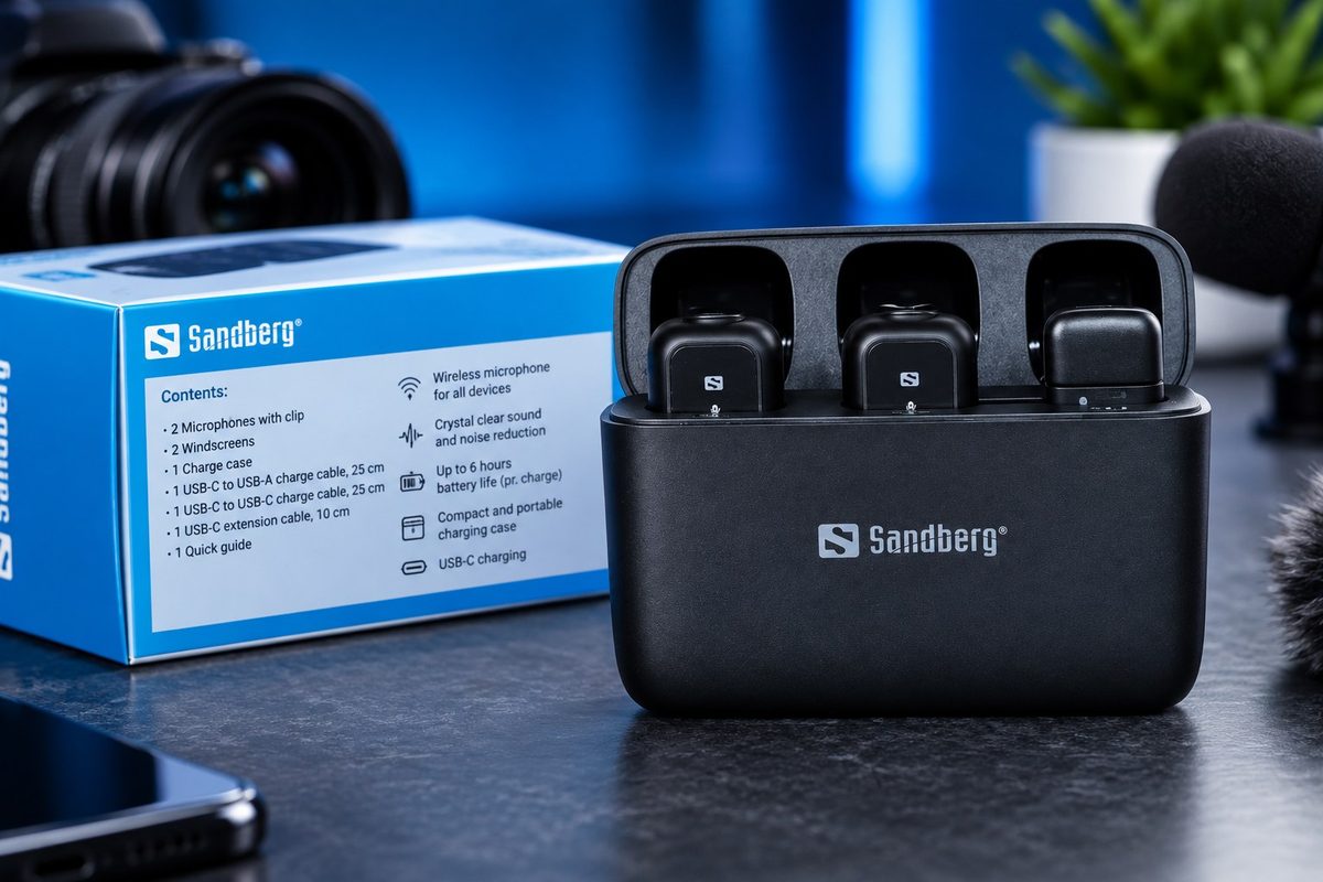 Безжичен микрофон за телефон Sandberg